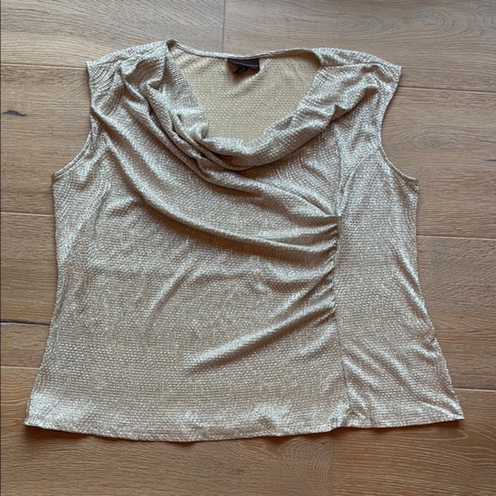 Dana Buchman Gold Blouse